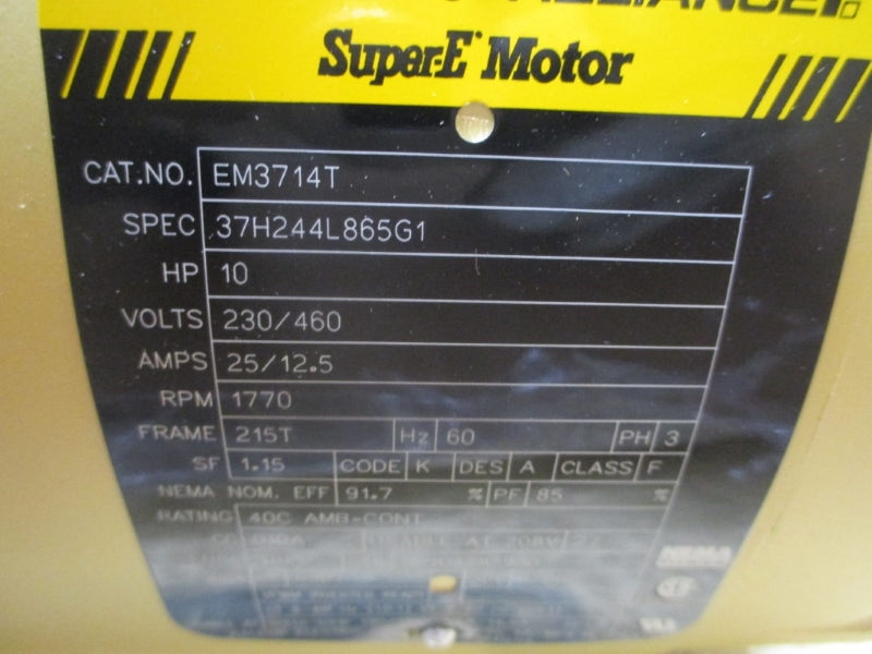 BALDOR RELIANCE EM3714T 230/460V 25/12.5A NSMP