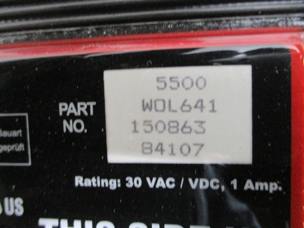 TAPESWITCH STYLE CKP 5500-WOL641-150863-84107 30VAC/DC 1A NSNP