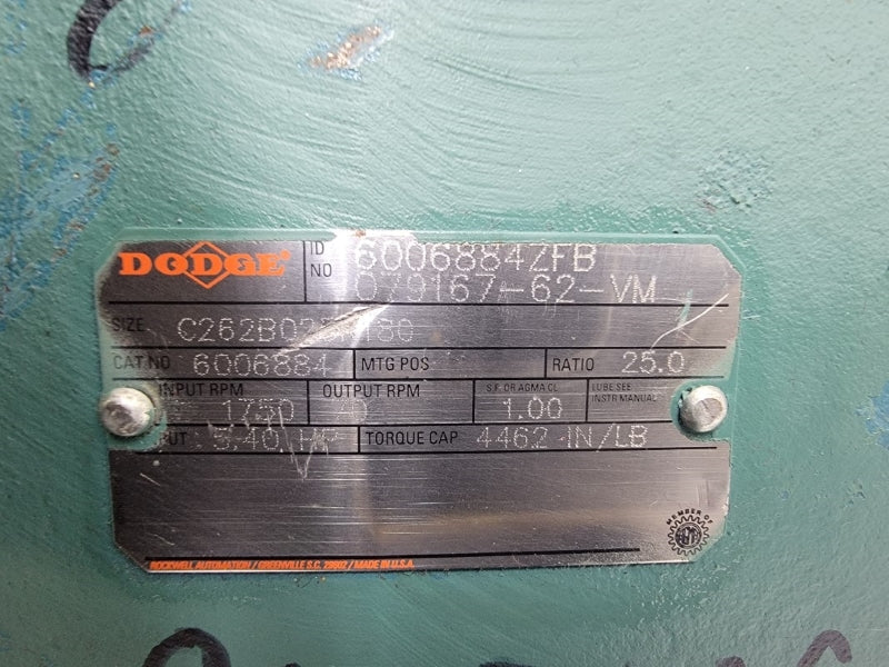 DODGE 6006884ZFB 079167-62-VM (AS PICTURED) NSNP