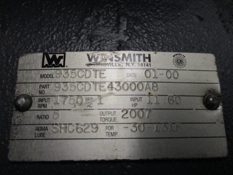 WINSMITH 935CDTE 935CDTE43000A8 NSNP