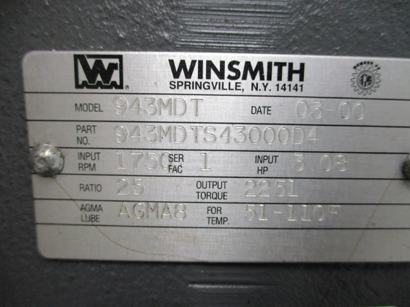 WINSMITH 943MDT 943MDTS43000D4 (AS PICTURED) NSNP