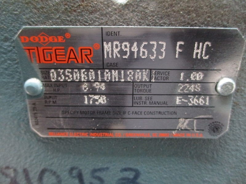 DODGE TIGEAR MR94633FHC 0350B010N180K1 NSNP