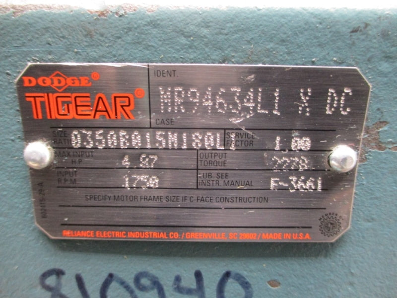 DODGE TIGEAR MR94634L1XDC 0350B015M180L1 NSNP