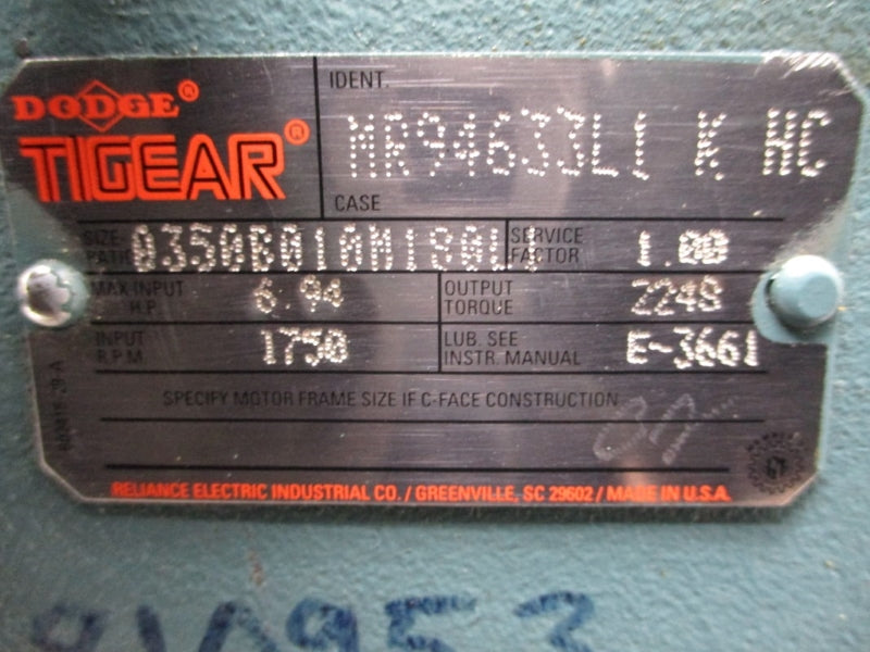 DODGE TIGEAR MT94633L1KHC 0350B010M180L1 NSNP