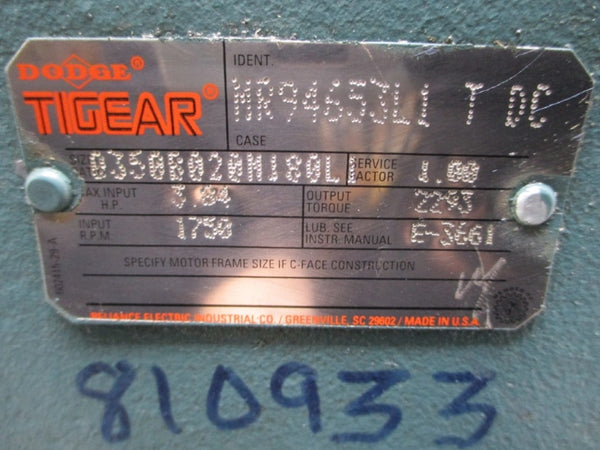 DODGE TIGEAR MR94653L1TDC 0350B020M180L1 NSNP