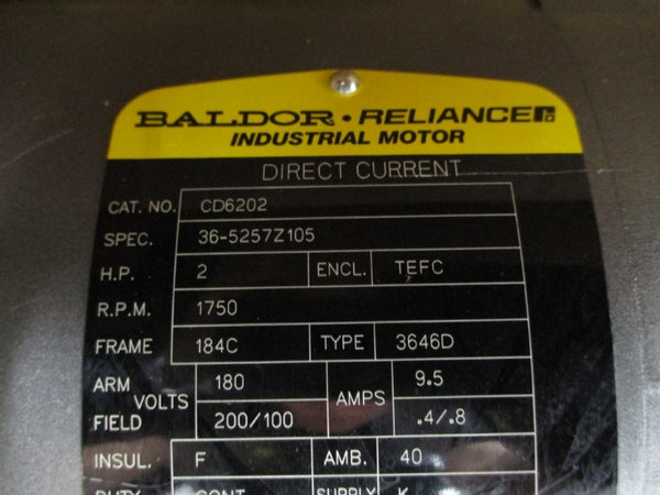 BALDOR CD6202 NSMP