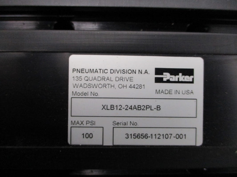 PARKER XLB12-24AB2PL-B 100PSI NSNP