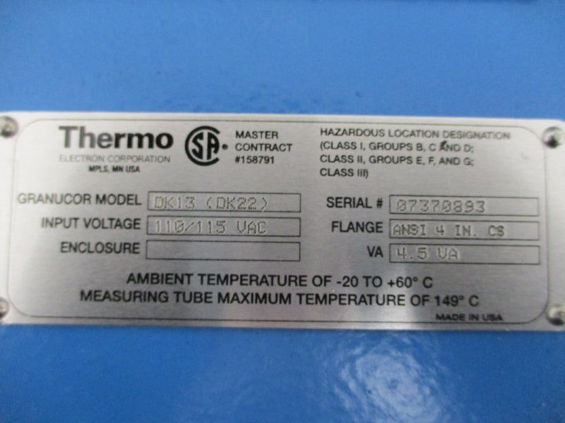 THERMO ELECTRON DK13(DK22) ADALET XIHLX 110/115VAC 149'C NSNP