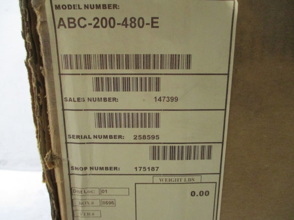 MOTORTRONICS ABC-200-480-E (AS PICTURED) NSMP