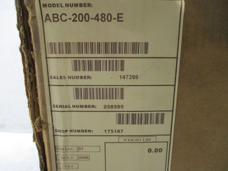 MOTORTRONICS ABC-200-480-E (AS PICTURED) NSMP