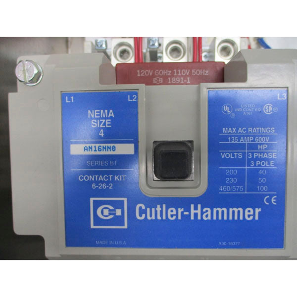 EATON CUTLER HAMMER S801USERMAN ECS92W4CAH/S3T13 SER. A1 600V 2.0A NSNP
