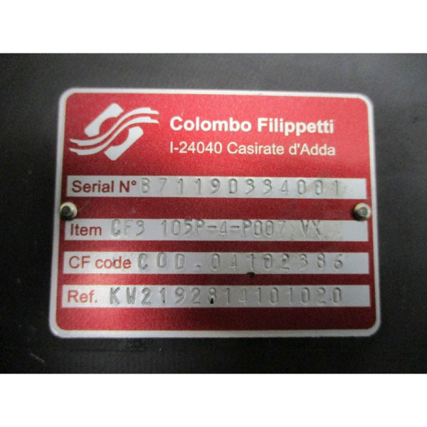 COLOMBO FILIPPETTI CF3 105P-4-P007VX NSNP