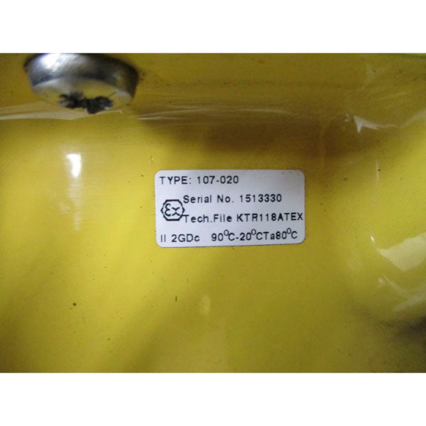 KINETROL 107-020 W/ FISHER CONTROLS DVC6200HW2 150PSI 400'F NSNP