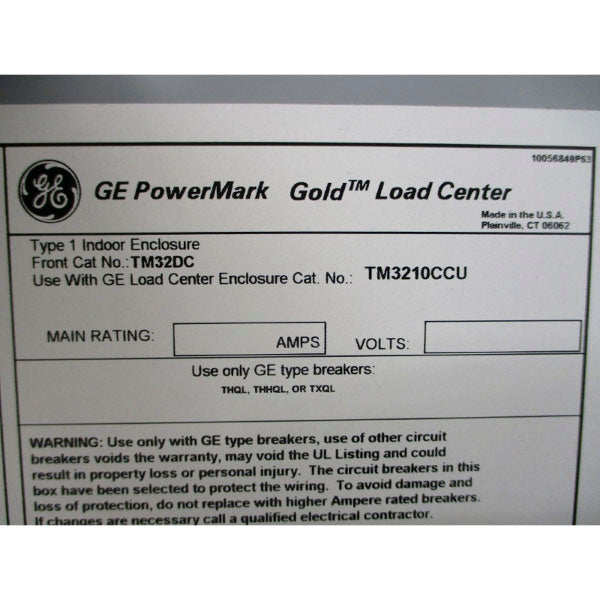 GENERAL ELECTRIC TM3210CCU NSNP