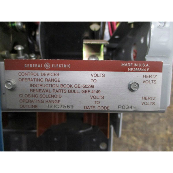 GENERAL ELECTRIC AK-7A-25-1 600VAC 600A NSNP