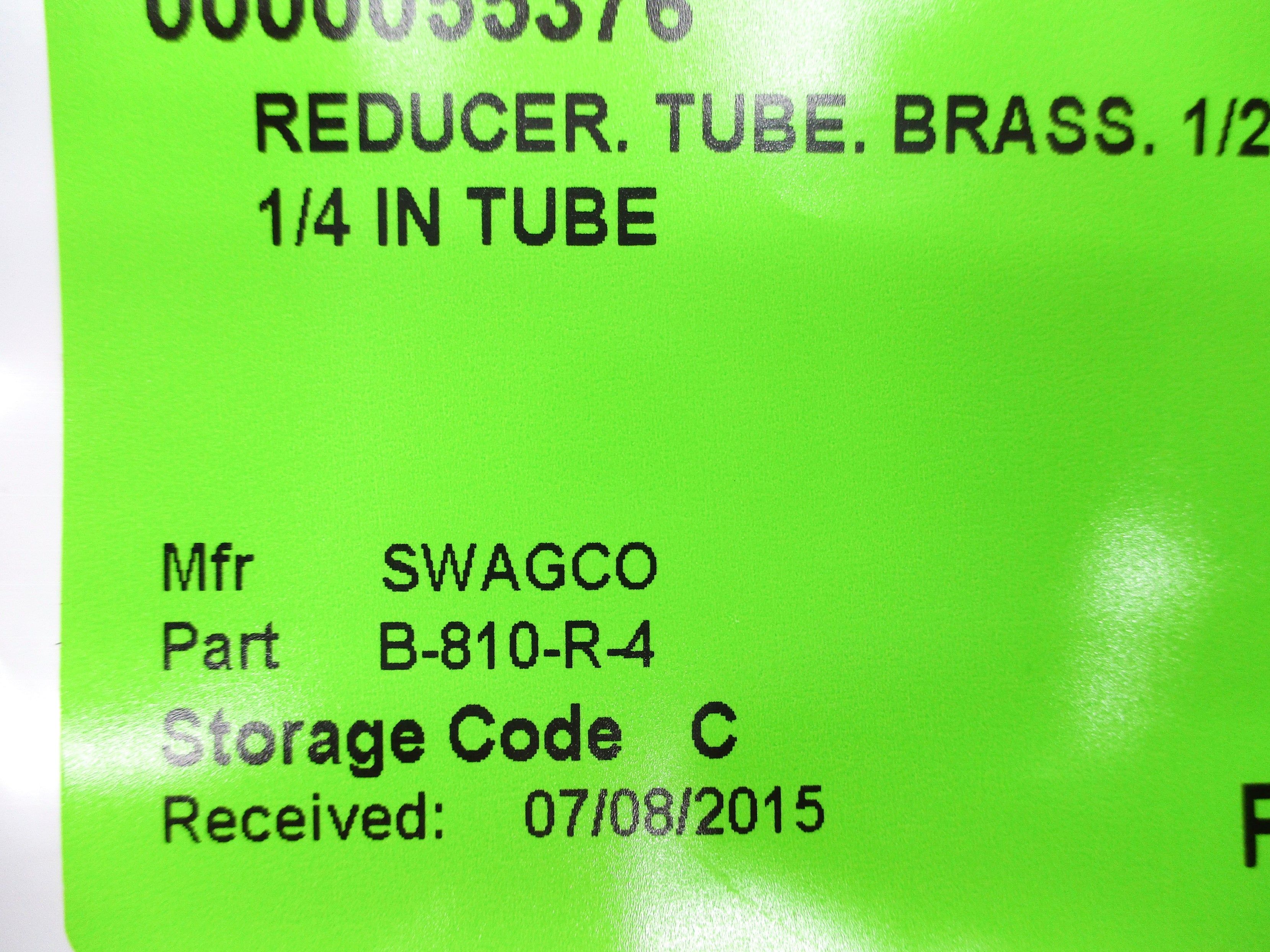 SWAGELOK B-810-R-4 NSNP