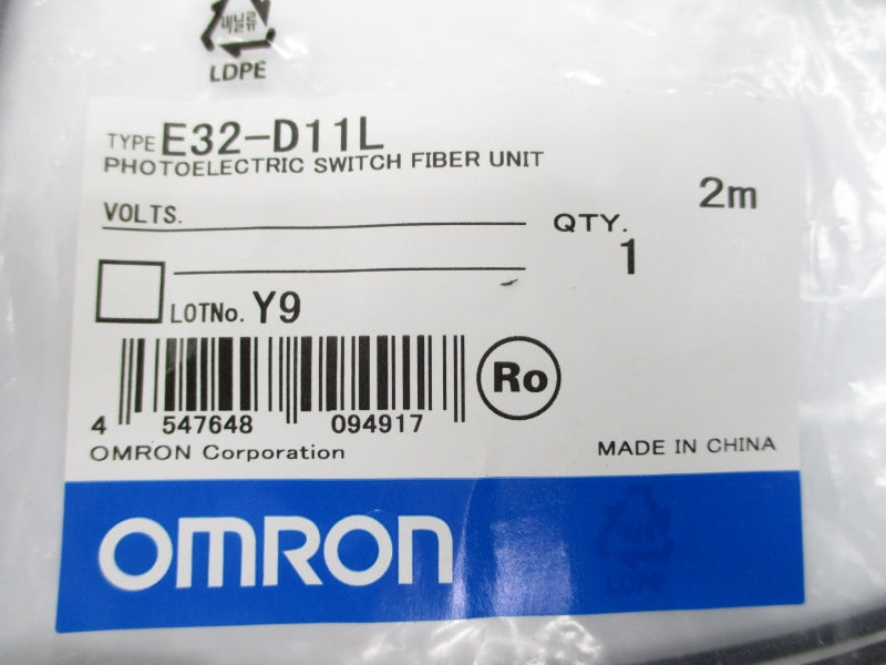 OMRON E32-D11L 2M NSMP