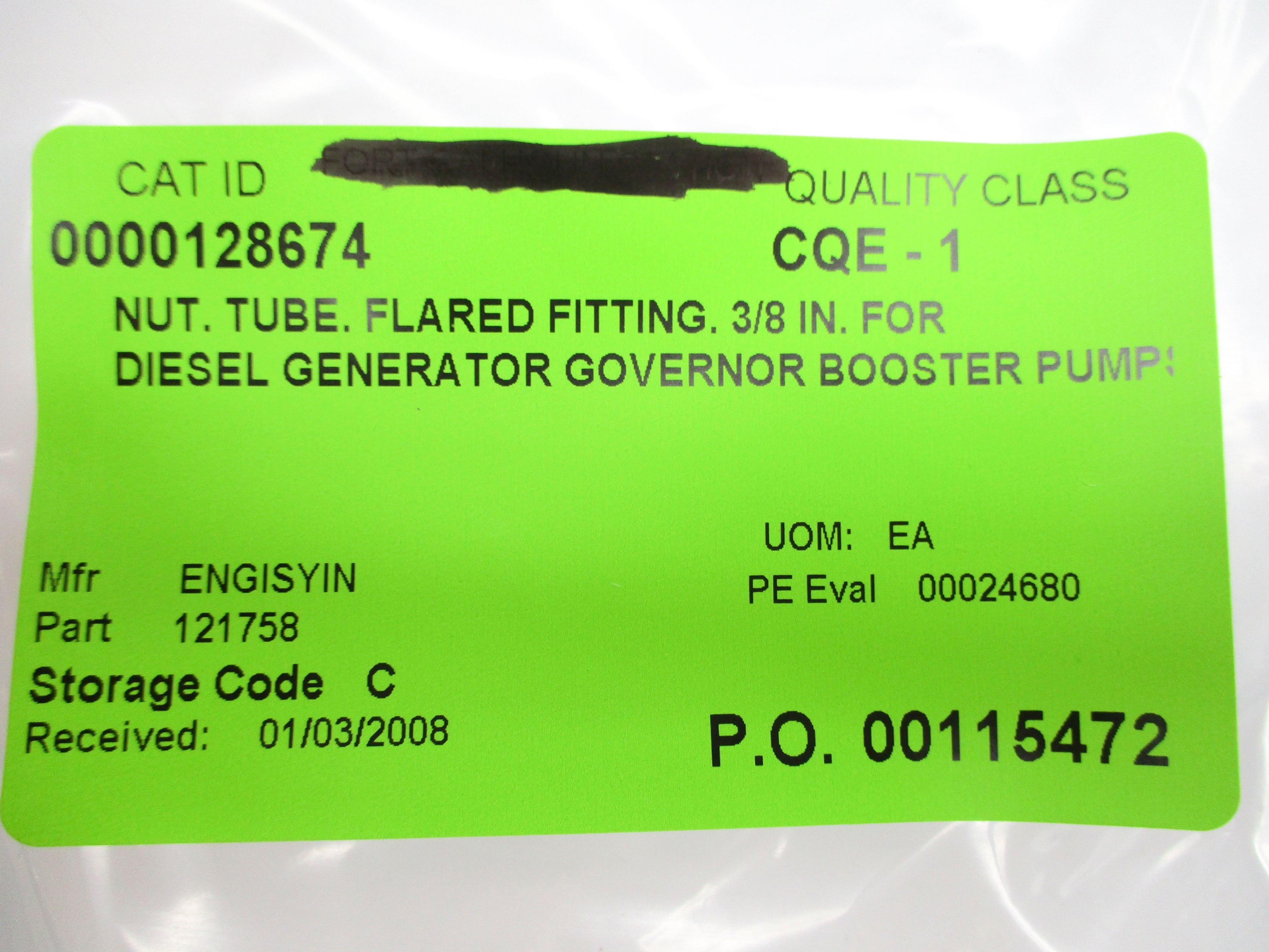 SPARE PART 121758 NSNP