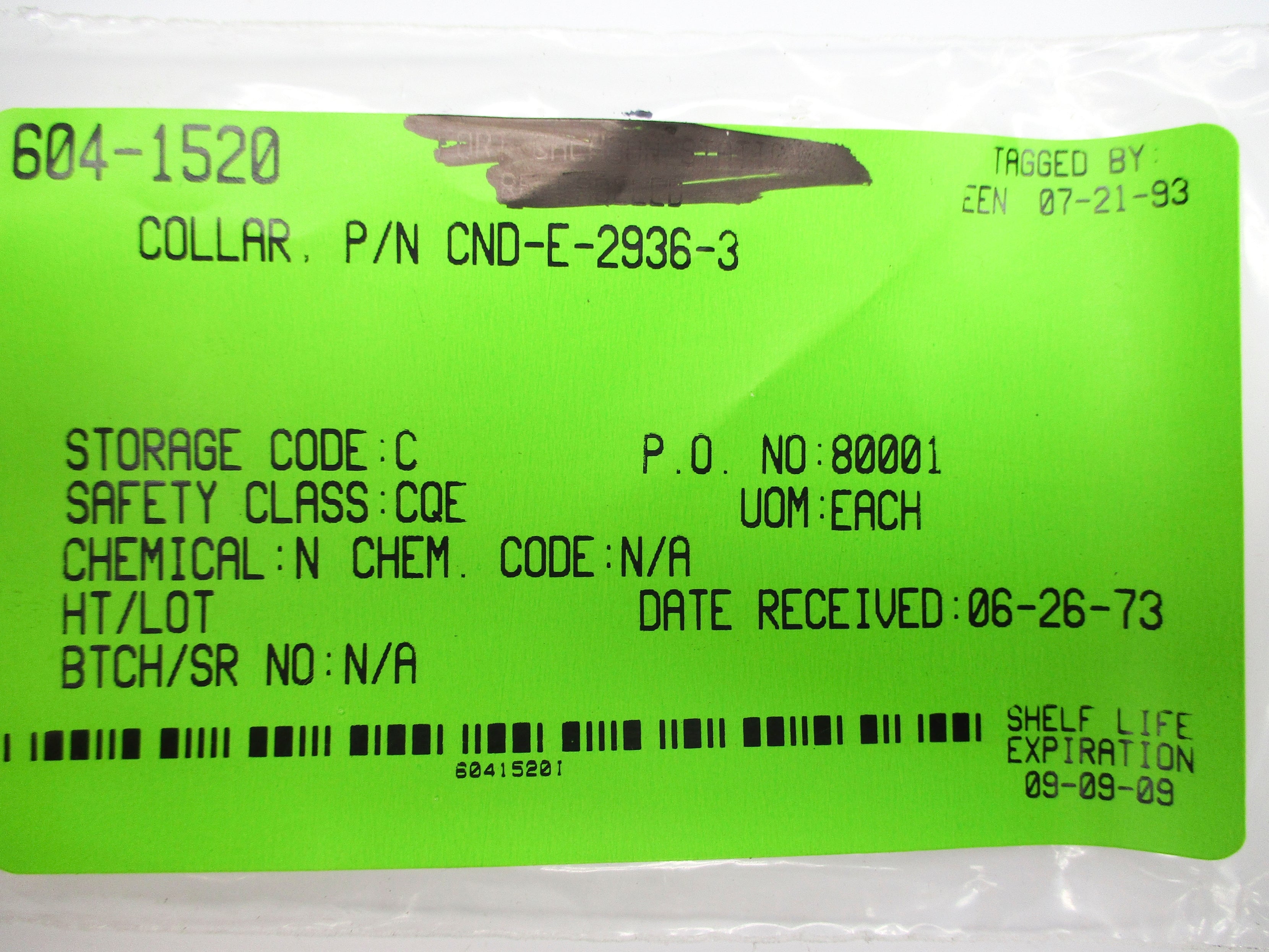 SPARE PART CND-E-2936-3 NSNP