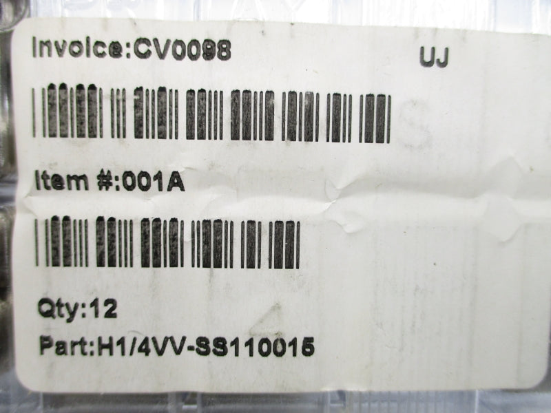 NOZZLE H1/4VV-SS110015 (PKG OF 12) NSMP