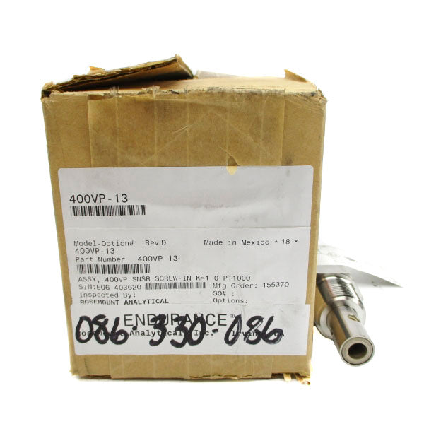 ROSEMOUNT 400VP-13 250PSI 221'F/105'C NSMP