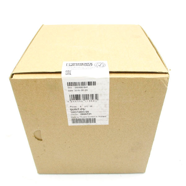 PHOENIX CONTACT QUINT-PS/1AC/12DC/20 2866721 NSFS