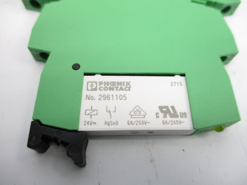 PHOENIX CONTACT PLC-BSC-24DC/21 2966016 24VDC (AS PICTURED) (GREEN) NSNP