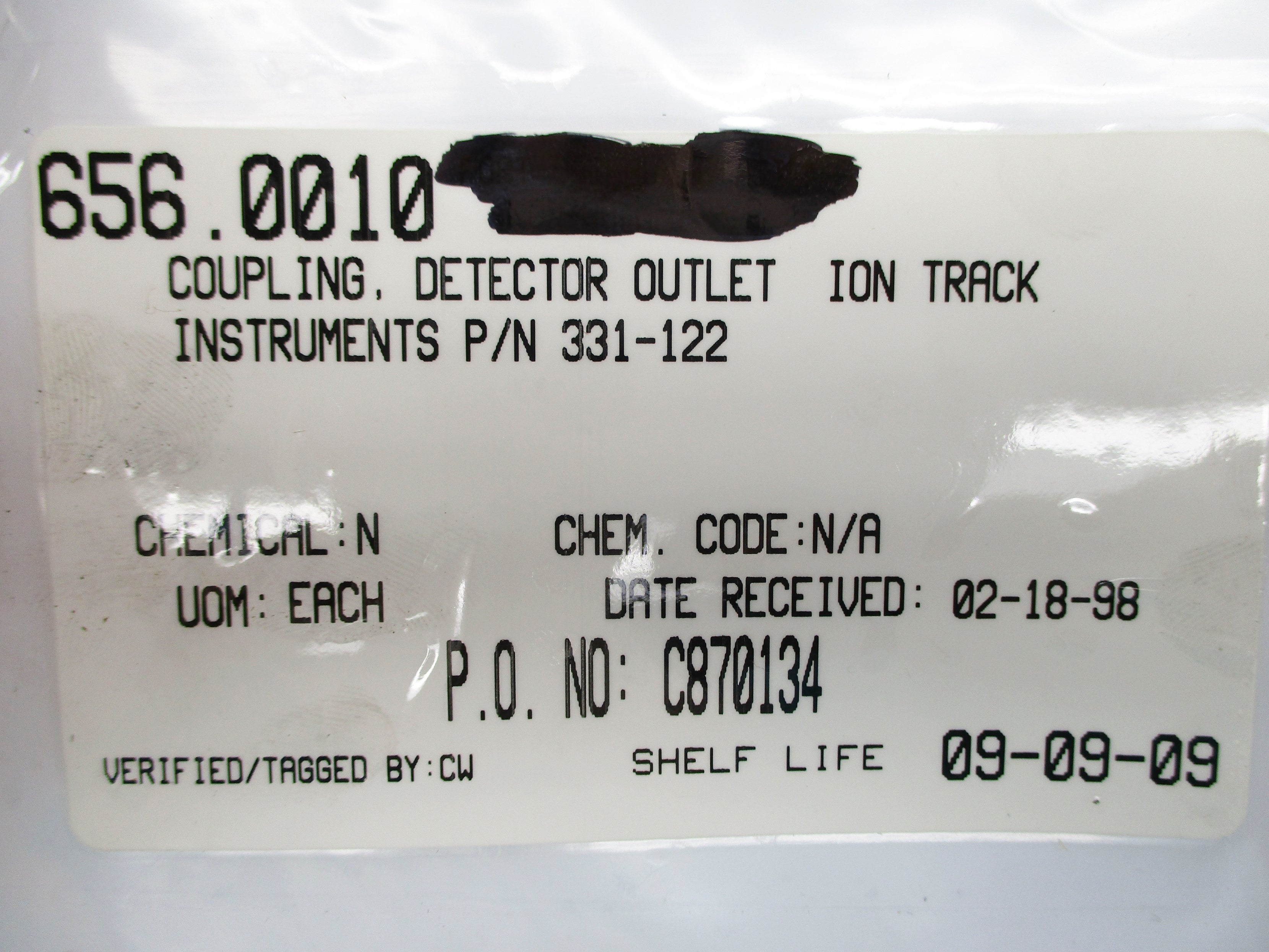 ION TRACK INSTRUMENTS 331-122 NSNP
