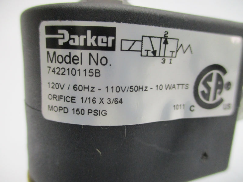 PARKER 742210115B 110/120V 150PSI NSNP