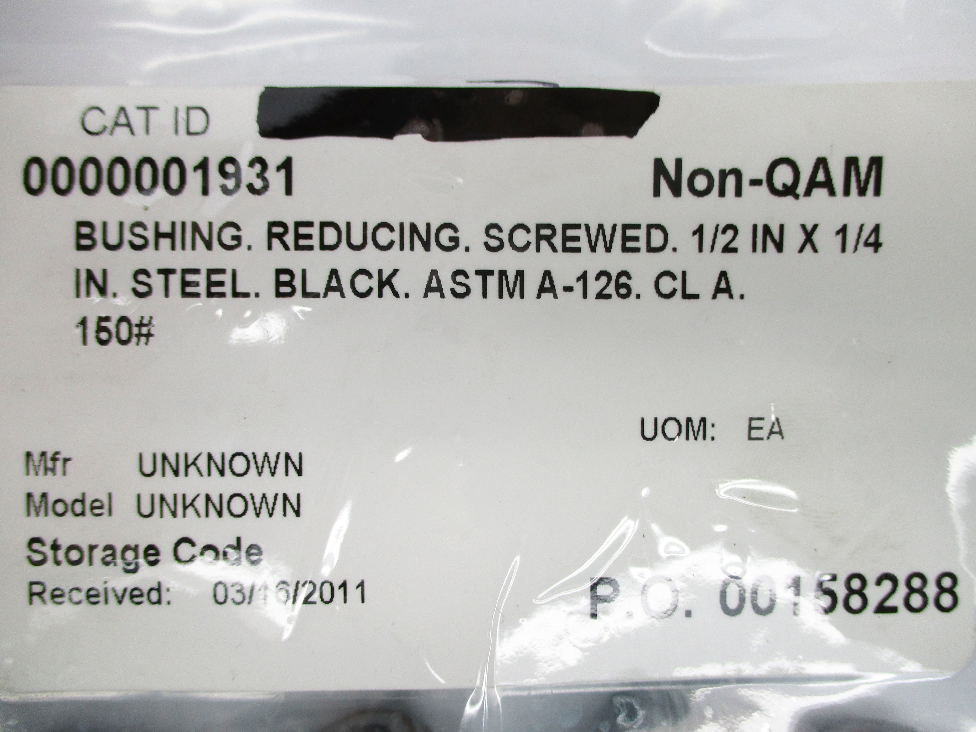 ASTM A-126 1/2" X 1/4" NSNP