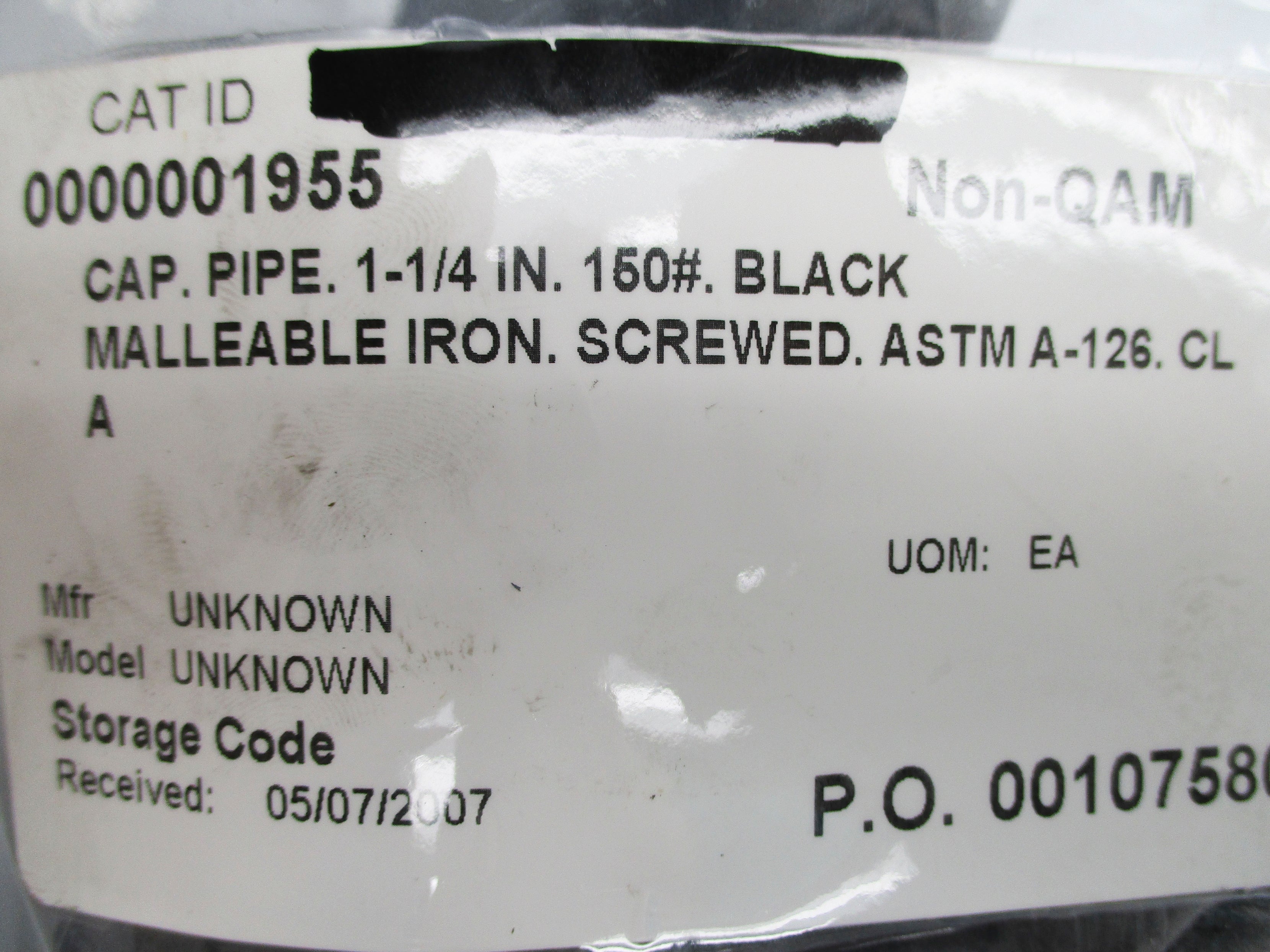 ASTM A-126 1-1/4" NSNP