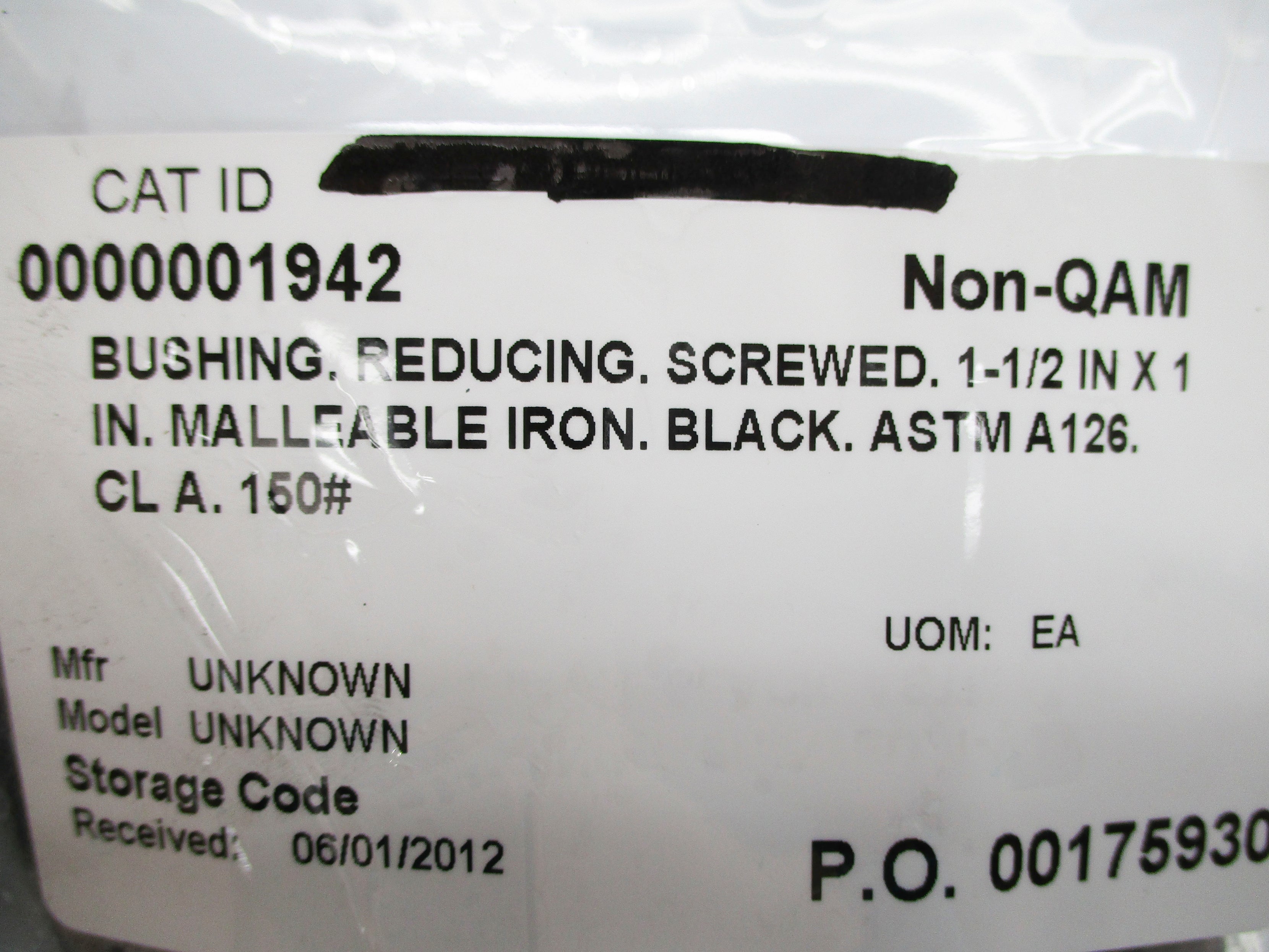 ASTM A-126 1-1/2" X 1" NSNP