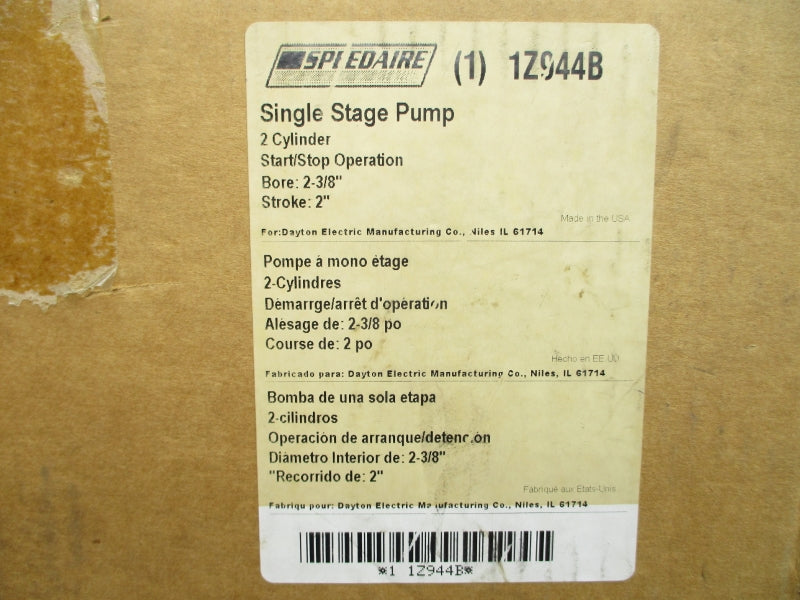 SPEEDAIRE 1Z944B NSMP