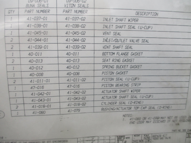 ITT ENGINEERED VALVES 09-006 NSMP