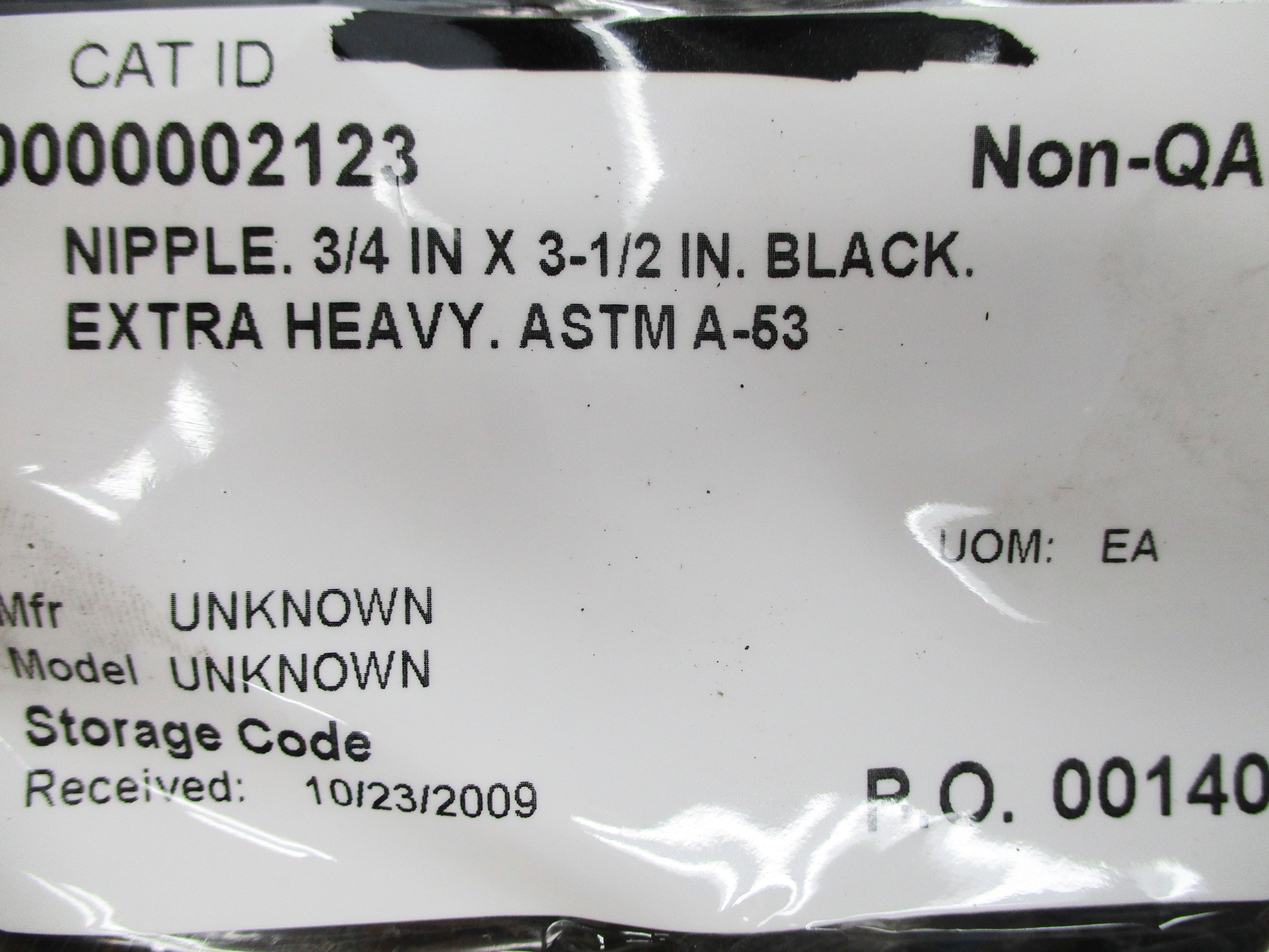 ASTM A-53 3/4" X 3-1/2" NSNP