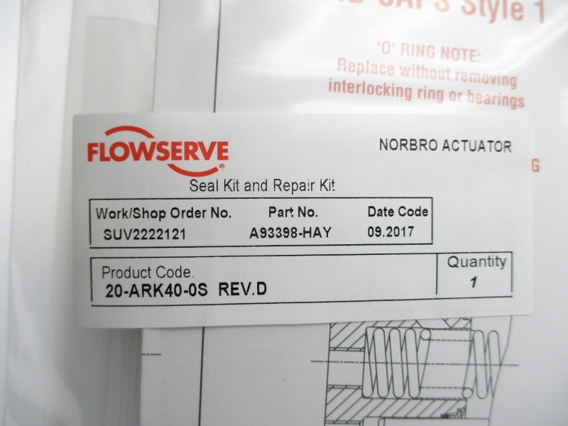 FLOWSERVE A93398-HAY NSMP