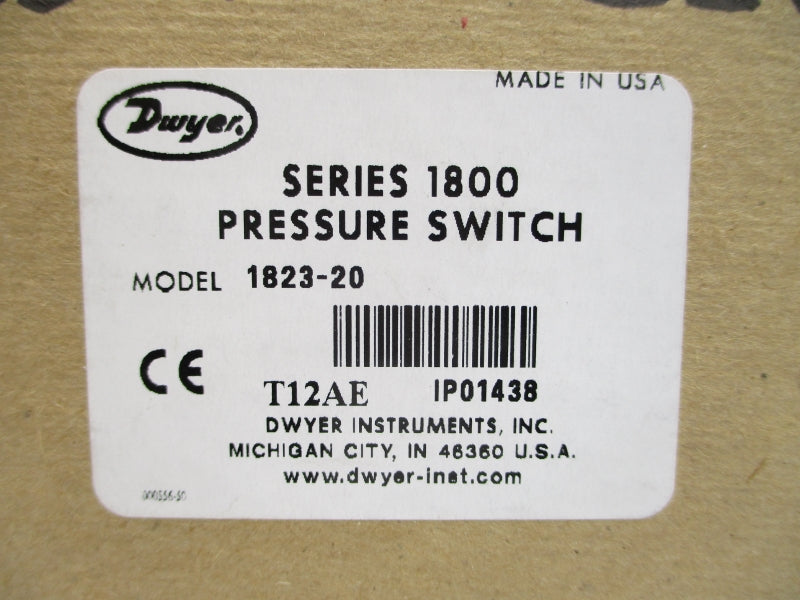 DWYER 1823-20 480VAC 15A 25PSI NSMP