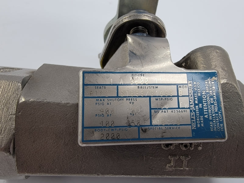 NELES-JAMESBURY 1A3600TT 2000PSI NSNP