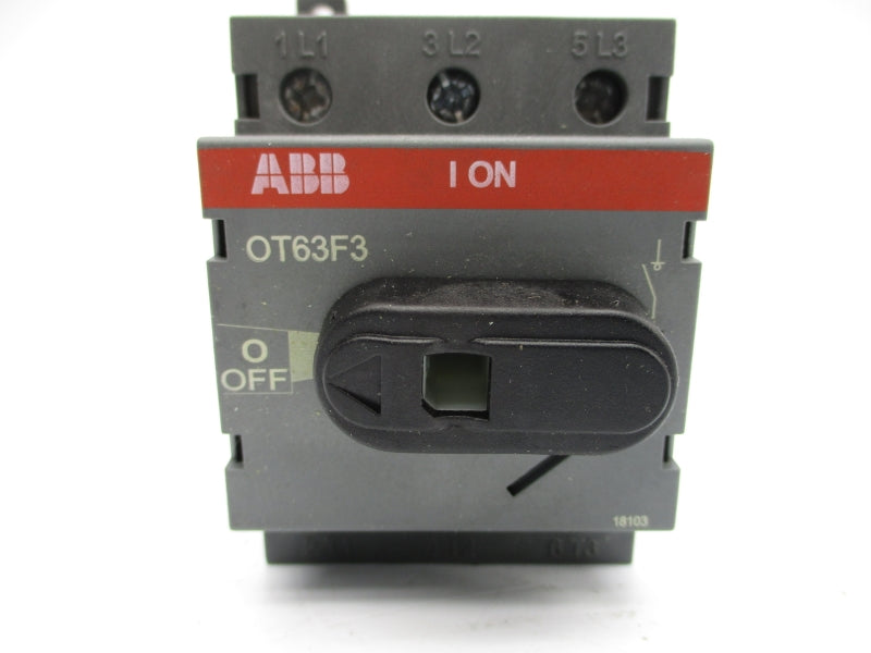 ABB OT63F3 1SCA105332R1001 63A NSMP