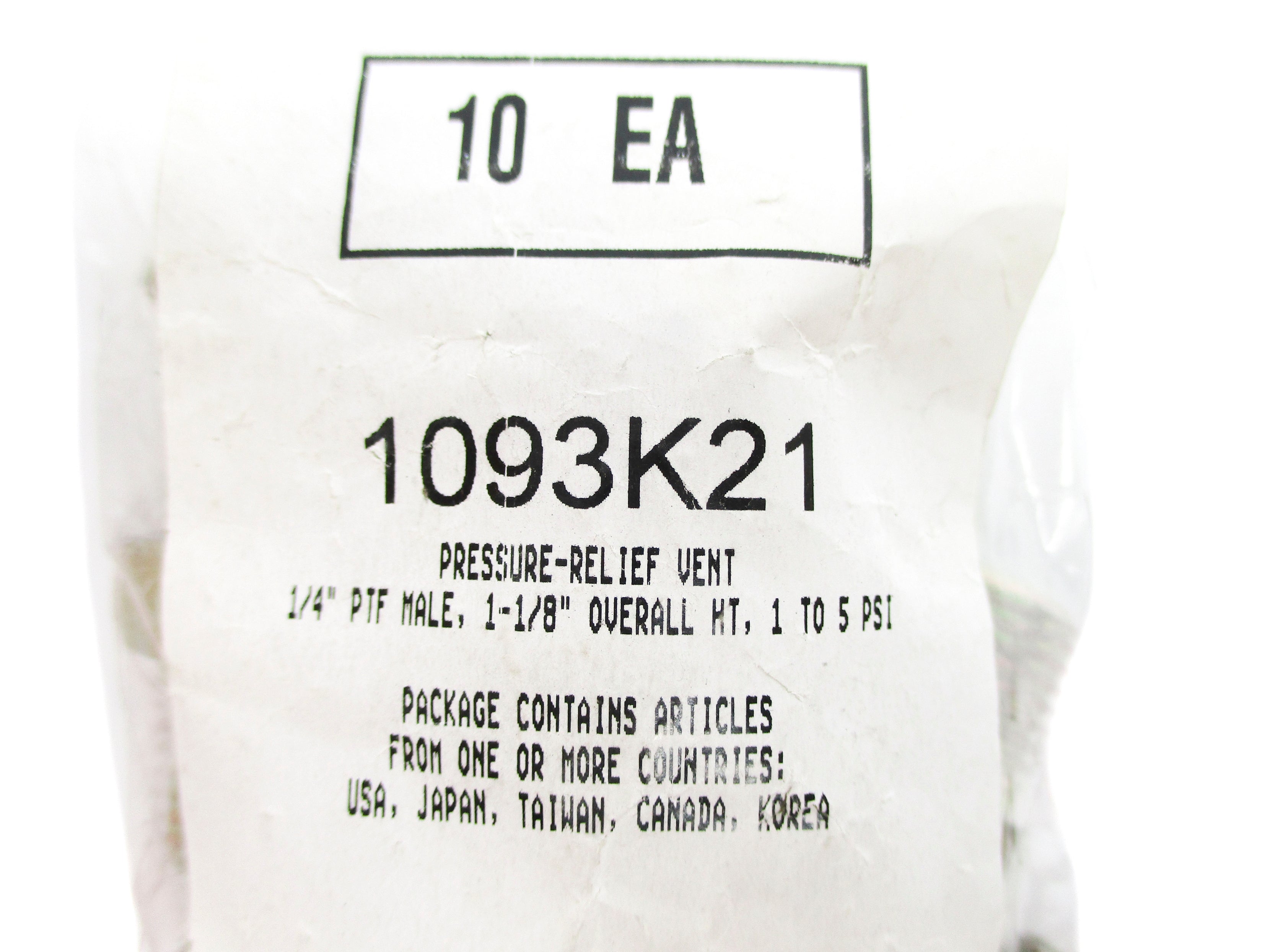 SPARE PART 1093K21 1/4" X 1-1/8" (PKG OF 10) NSMP