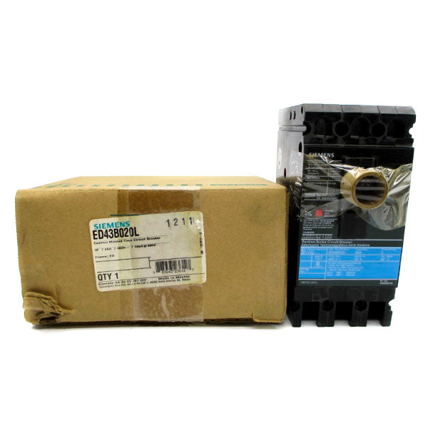 SIEMENS ED43B020L 480V 20A NSMP
