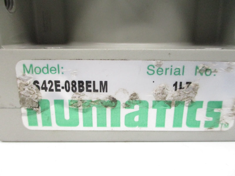 NUMATICS S42E-08BELM 100-115V/110-120V 0.018A UNMP