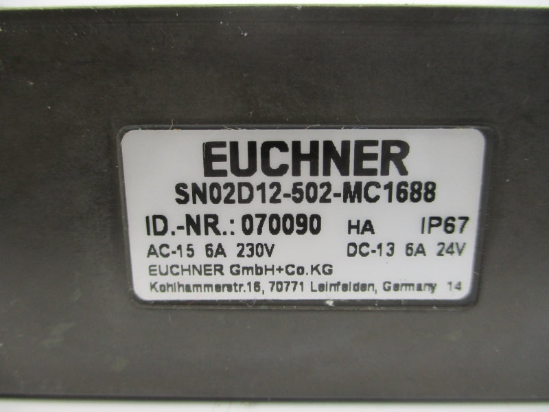 EUCHNER SN02D12-502-MC1688 070090 230V 6A NSNP
