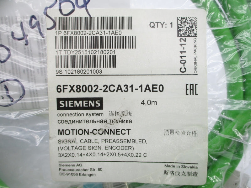 SIEMENS 6FX8002-2CA31-1AE0 NSMP