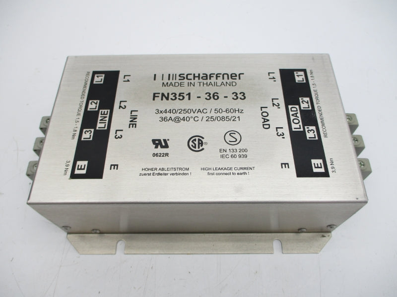 SCHAFFNER FN351-36-33 250VAC 36A NSMP