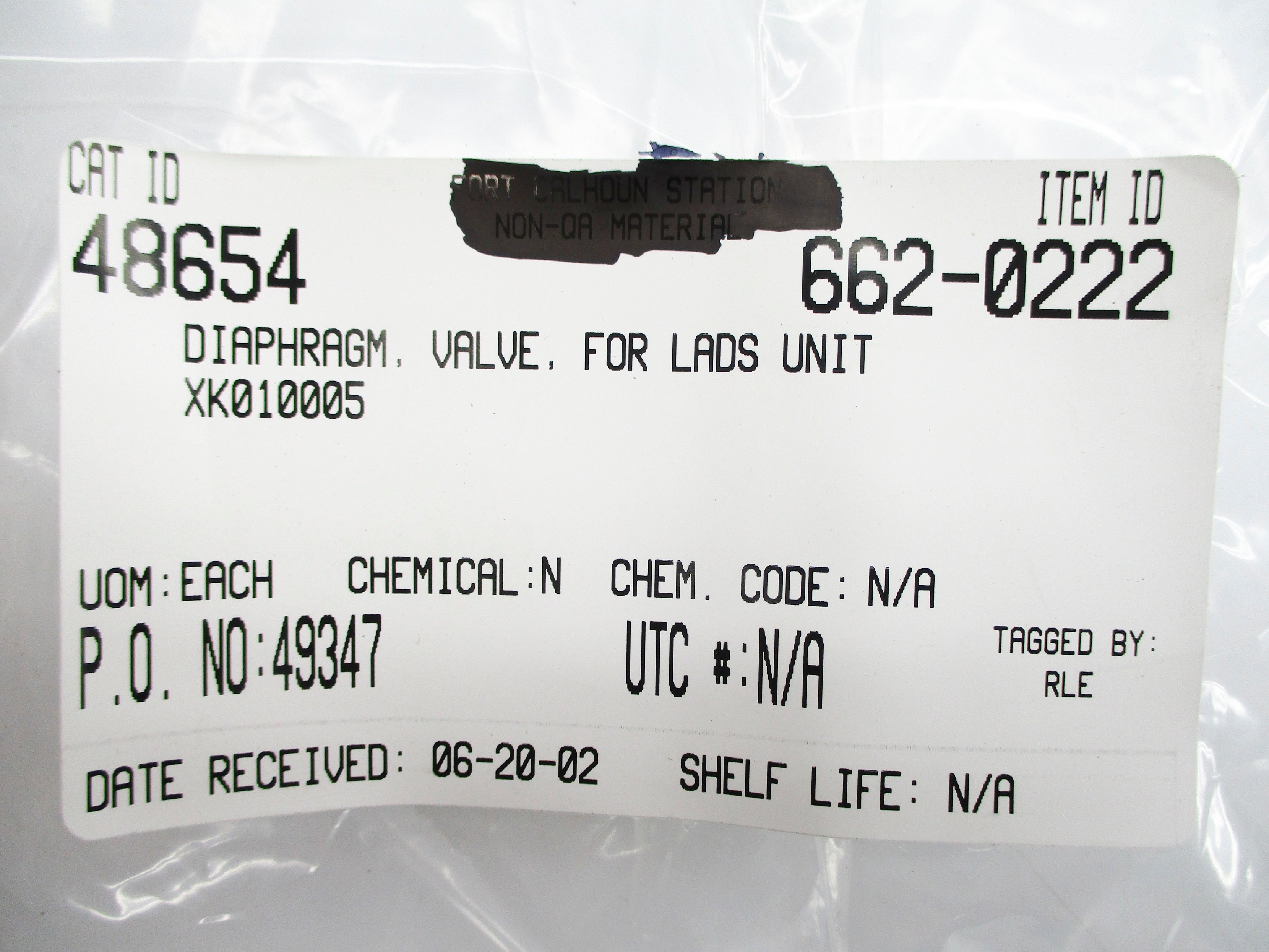 DIAPHRAGM XK010005 NSNP