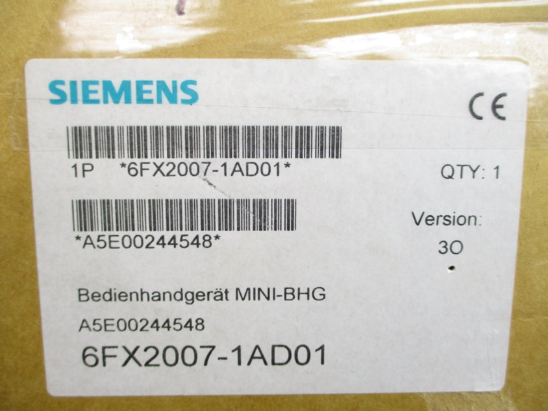 SIEMENS 6FX2007-1AD01 24VDC NSMP