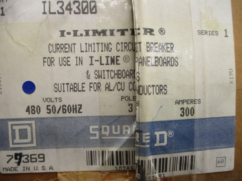 SQUARE D IL34300 SER. 1 480V 300A NSMP