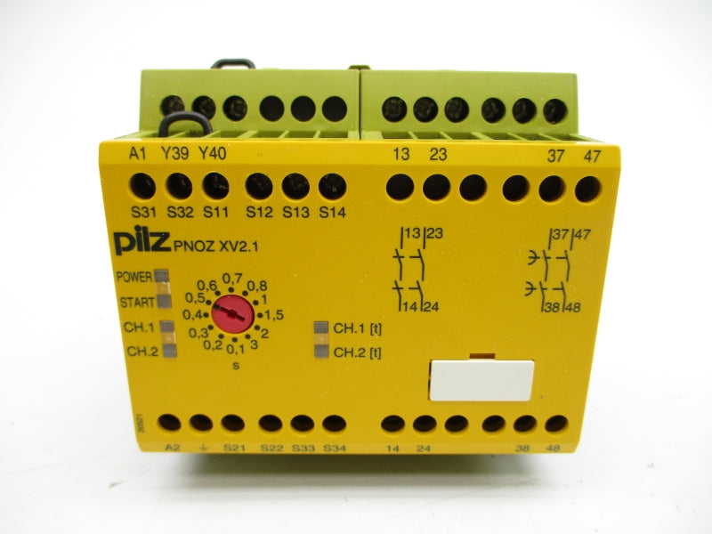 PILZ PNOZXV2.13/24-240VACDC2N/O2N/ 774552 24-240VAC/DC 8.0A NSMP