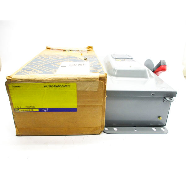 SQUARE D HU363AWKVWEI2 SER. F06 600VAC 100A NSMP